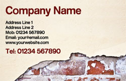 plastering business cards (3585)