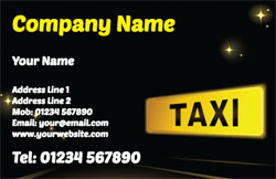 taxi business cards (3655)