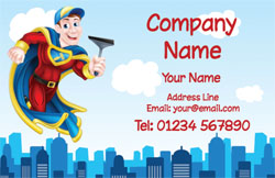 window cleaning business cards (3684)