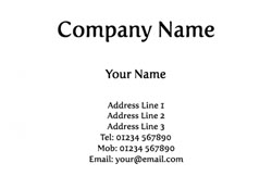 simple business cards (3700)