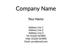 simple business cards (3703)