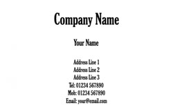 simple business cards (3710)