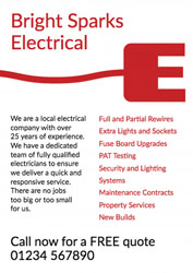 electrician leaflets (4116)