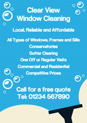 window cleaning leaflets (4267)