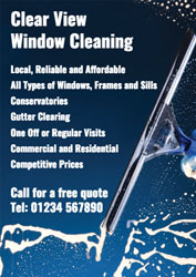 window cleaning leaflets (4268)