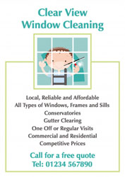 window cleaning leaflets (4269)