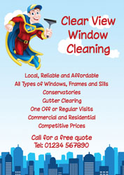 window cleaning leaflets (4270)