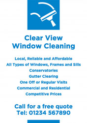 window cleaning leaflets (4274)