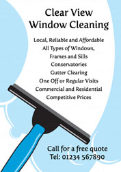 window cleaning leaflets (4277)