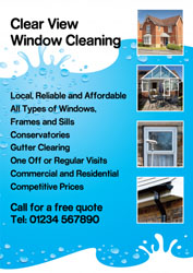 window cleaning leaflets (4278)
