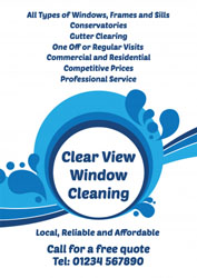 window cleaning leaflets (4282)