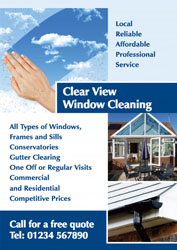 window cleaning leaflets (4283)
