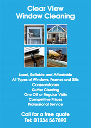 window cleaning leaflets (4286)