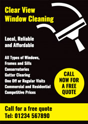 window cleaning leaflets (4287)