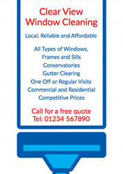 window cleaning leaflets (4288)