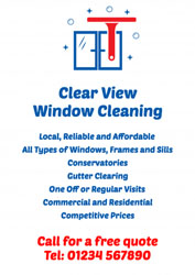 window cleaning leaflets (5499)