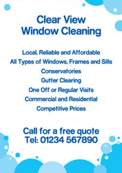 window cleaning leaflets (5729)