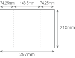 A4 Gate Fold