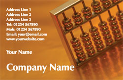 accountancy business cards (3334)