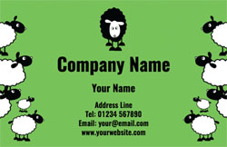 animal business cards (3348)