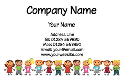 childcare business cards (3393)