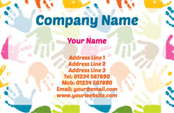 childcare business cards (3394)