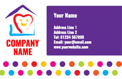 childcare business cards (3397)