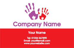 childcare business cards (3398)