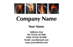 chiropractor business cards (3399)