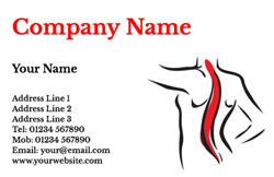 chiropractor business cards (3401)
