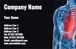 chiropractor business cards (3402)