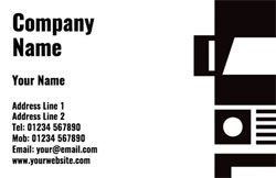 courier business cards (3424)