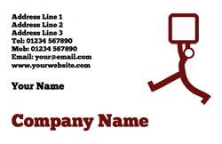 courier business cards (3429)