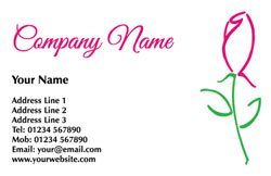 florist business cards (3501)