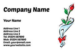 florist business cards (3503)