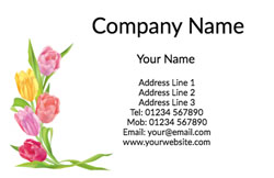florist business cards (3504)