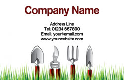 gardeners business cards (3523)