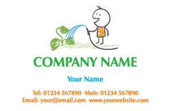 gardeners business cards (3524)