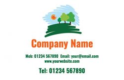 gardeners business cards (3527)