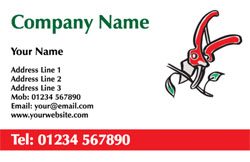 gardeners business cards (3535)