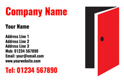 locksmith business cards (3558)