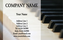 musical business cards (3570)