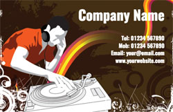 musical business cards (3572)