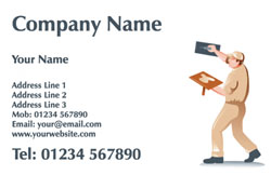 plastering business cards (3589)