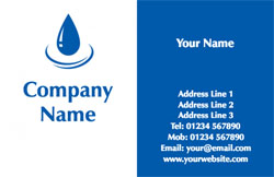 plumbing business cards (3595)