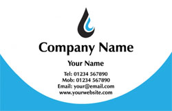 plumbing business cards (3601)