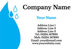 plumbing business cards (3607)