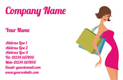 shopping business cards (3641)