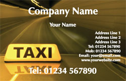 taxi business cards (3645)