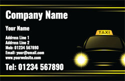 taxi business cards (3659)